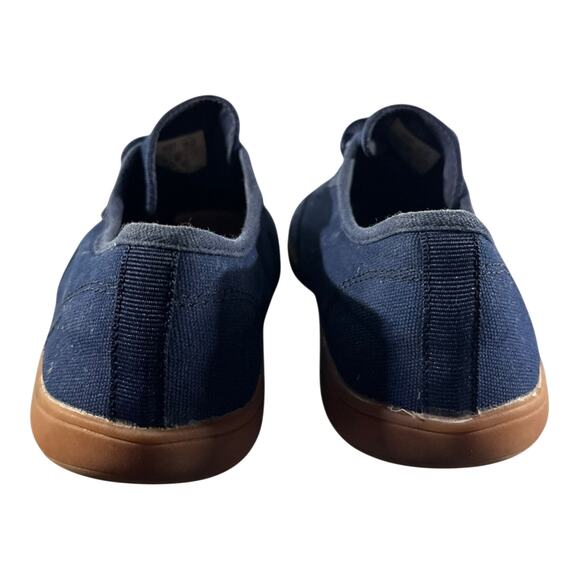 WHITIN Men’s W87 Minimalist Barefoot Navy Blue Canvas Sneakers Size 42 US 9.5 - Picture 6 of 9